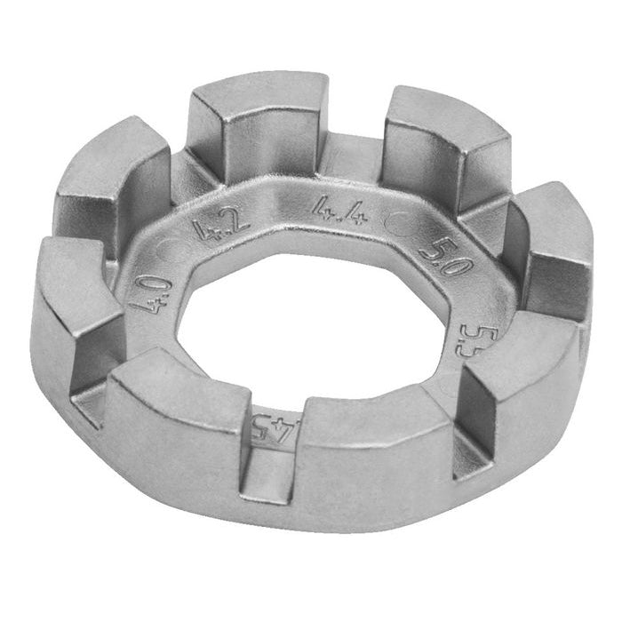 Unior Universal Spoke Key — 3.3, 3.45, 3.7, 4.0, 4.2, 4.4, 5.0, 5.5 / 629573