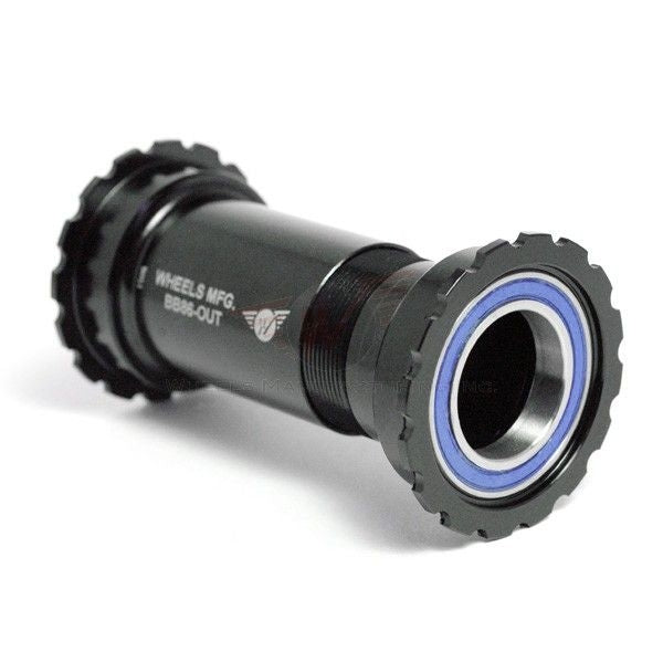 Wheels Mfg Press Fit Bottom Bracket (Thread Together) — BB86/92 Frame / 24/22mm Spindle (GXP) / Black