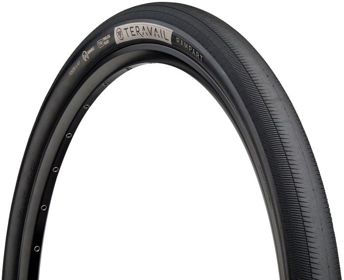 Teravail Rampart Tubeless Tyre (Light & Supple) — 650b x 47 (47-584) / Black Wall