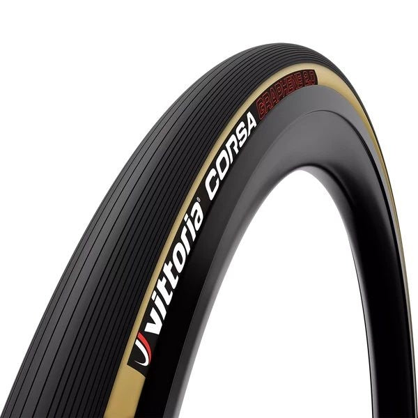 Vittoria Corsa Tubular Tyre — 700 x 30c (30-622) / G2.0 / Tan Wall
