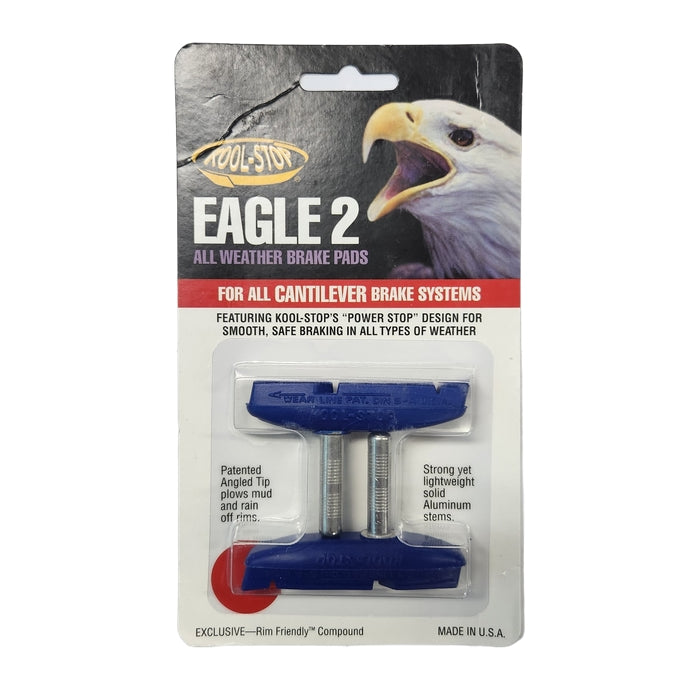 Kool Stop Eagle 2 Cantilever Brake Pads - Salmon Unthreaded - KSEC2SA (2 Pack)
