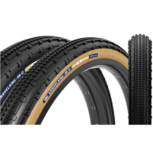 Panaracer Gravelking SK Plus Tubeless Tyre — 700 x 45c (45-622) / Black Wall