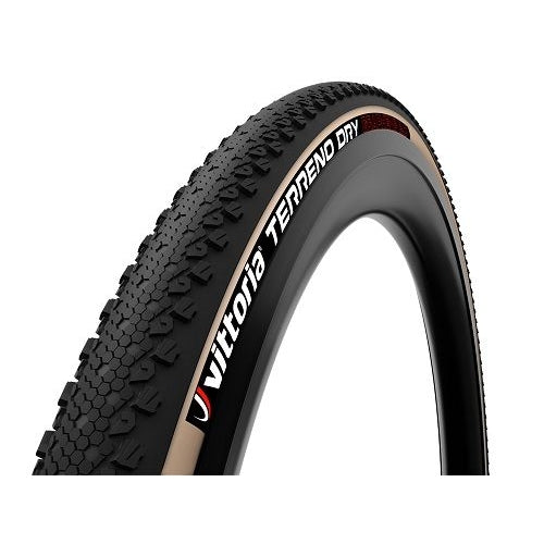 Vittoria Terreno Dry Tubeless Tyre — 700 x 38c (40-622) / TLR G2.0 / Tan Wall