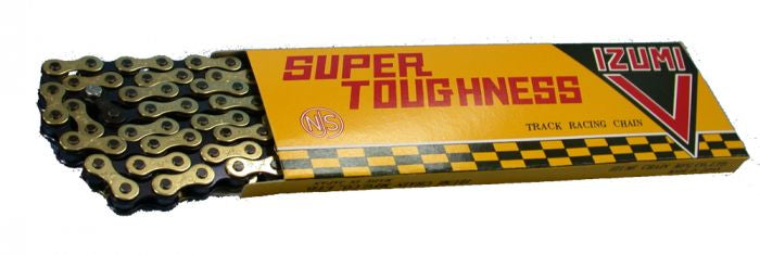 Izumi Super V Singlespeed Chain — 3/32" / 116 Links / Black + Gold