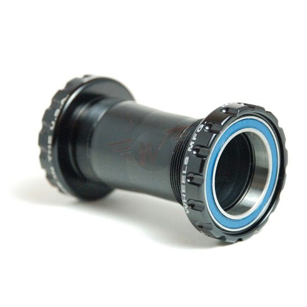 Wheels Mfg Threaded Bottom Bracket — BSA Frame (68/73mm) / 30mm Spindle / Black