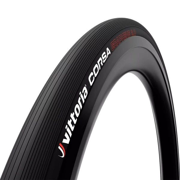 Vittoria Corsa Tubeless Tyre — 700 x 25c (25-622) / TLR G2.0 / Black Wall