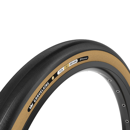 Panaracer Gravelking Slick R Tubeless Tyre — 700 x 40c (40-622) / Brown Wall