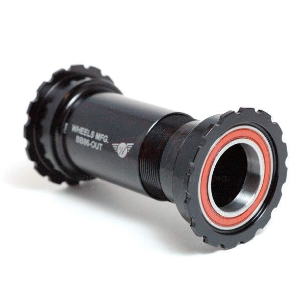Wheels Mfg Press Fit Bottom Bracket (Thread Together) — BB86/92 Frame / 24/22mm Spindle (GXP) / Angular Contact / Black