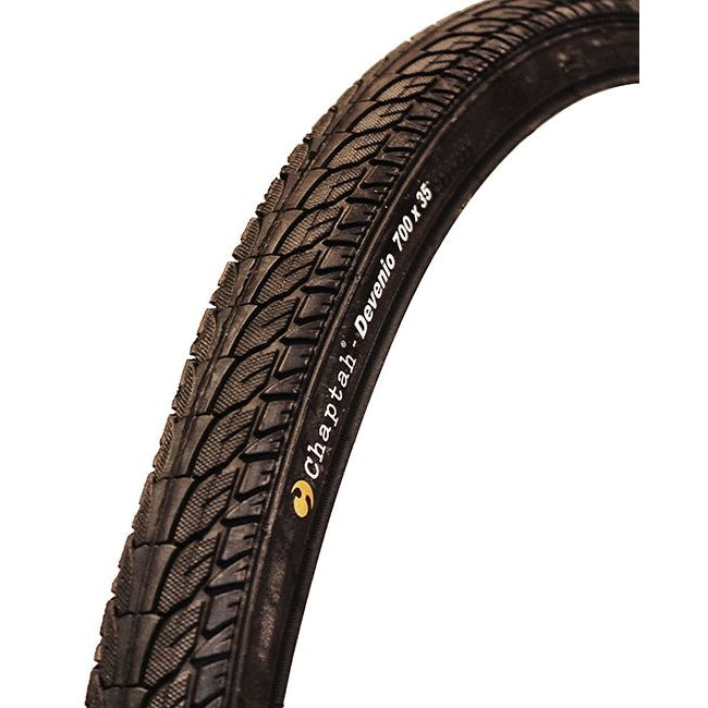 Chaptah Devenio Wire Bead Tyre — 700 x 35c (35-622) / Black Wall