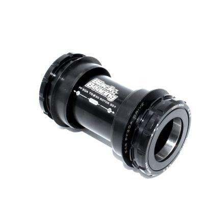 BlackBearing B5 Press Fit Bottom Bracket (Thread Together) — PF30A Frame / 29mm Spindle (DUB) / Black