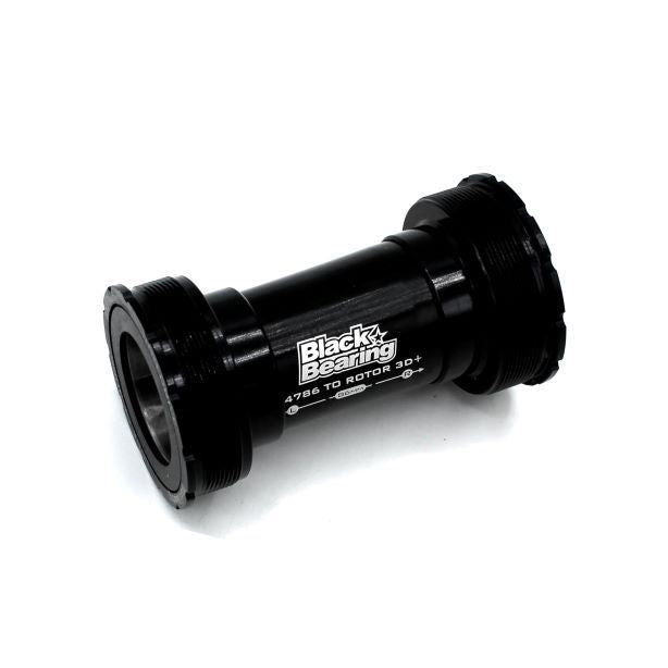 BlackBearing B5 Threaded Bottom Bracket — T47 Frame (86/92mm) / 30mm Spindle / Black