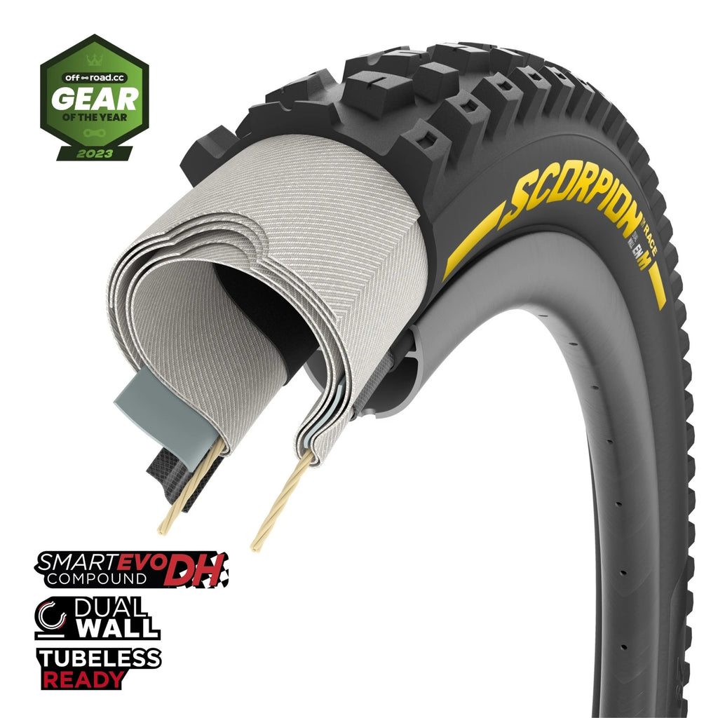 Pirelli Scorpion Race Enduro M Tubeless Tyre — 29 x 2.50" (63-622) / Black Wall