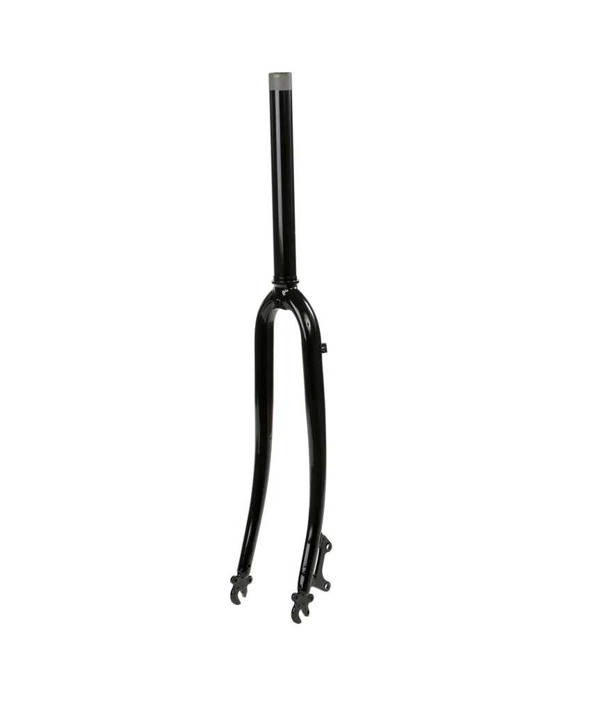 Rigid MTB Fork — For 26" Wheel / 1 1/8" Threadless / Disc Brake / Cr-mo / Black