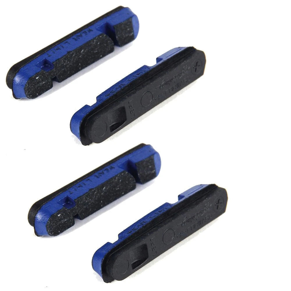 Campagnolo Blue Brake Pads (For PEO Rims) — Shimano Dura-Ace [4pc]