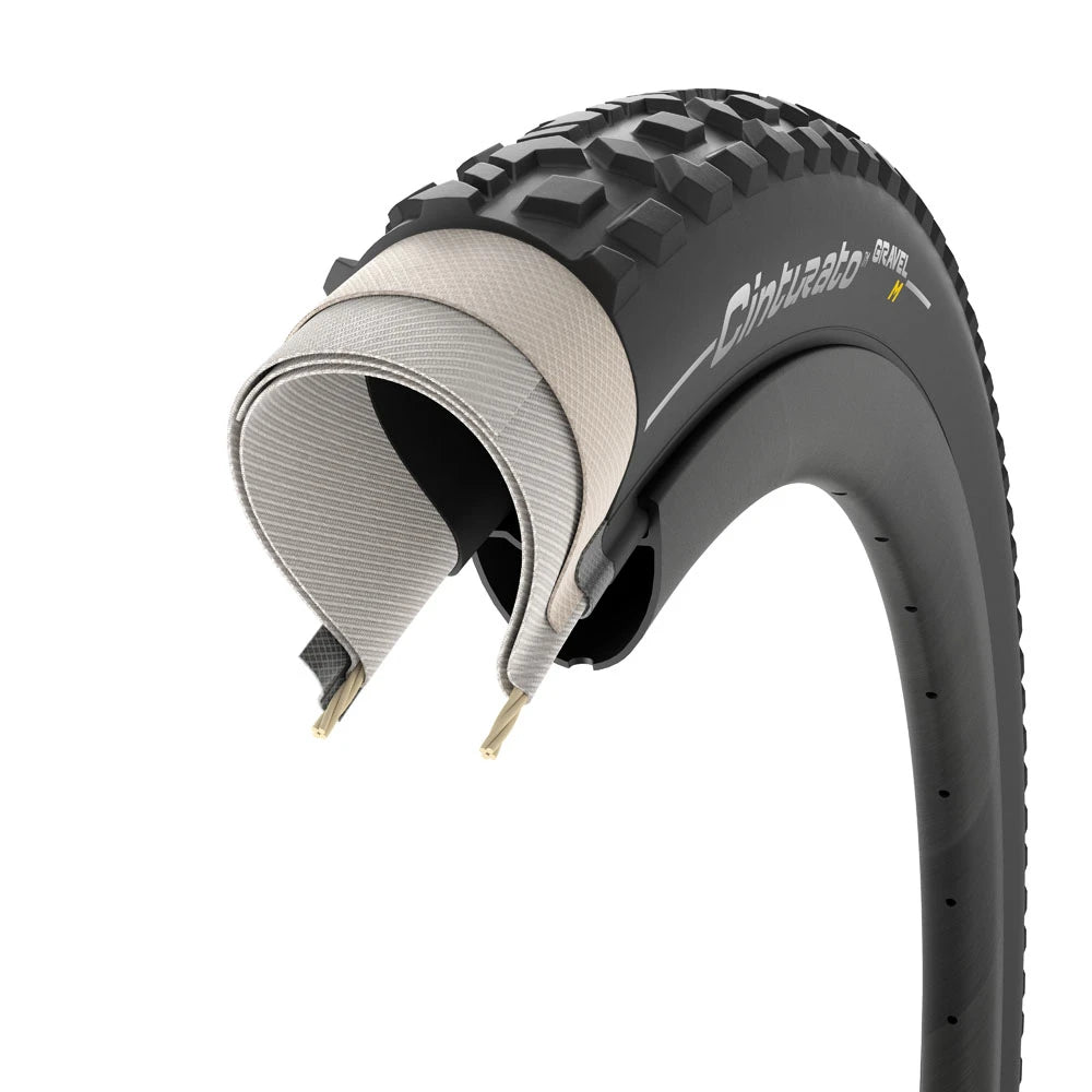 Pirelli Cinturato Gravel Mixed Tubeless Tyre — 700 x 40c (40-622) / Black Wall