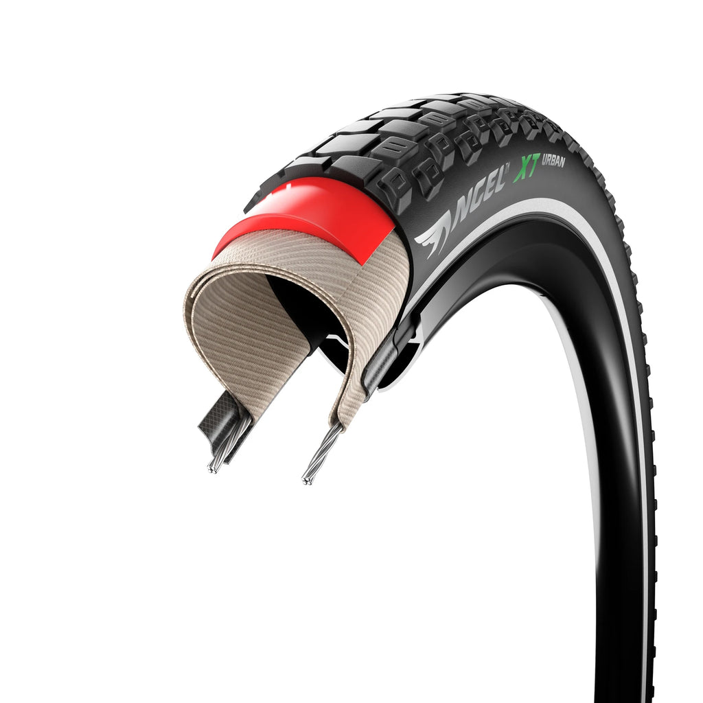 Pirelli Angel XT Urban Wire Bead Tyre — 700 x 45c (45-622) / Reflective / Black Wall