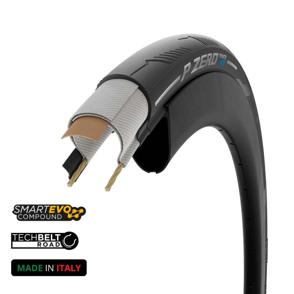 Pirelli P Zero Race 4S Folding Tyre — 700 x 30c (30-622) / Black Wall
