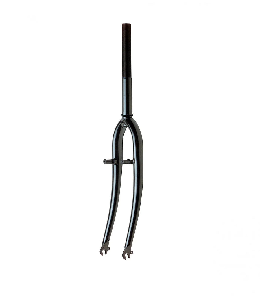 Rigid MTB Fork — For 26" Wheel / 1 1/8" Threaded / Canti/V-Brake / Cr-mo / Black