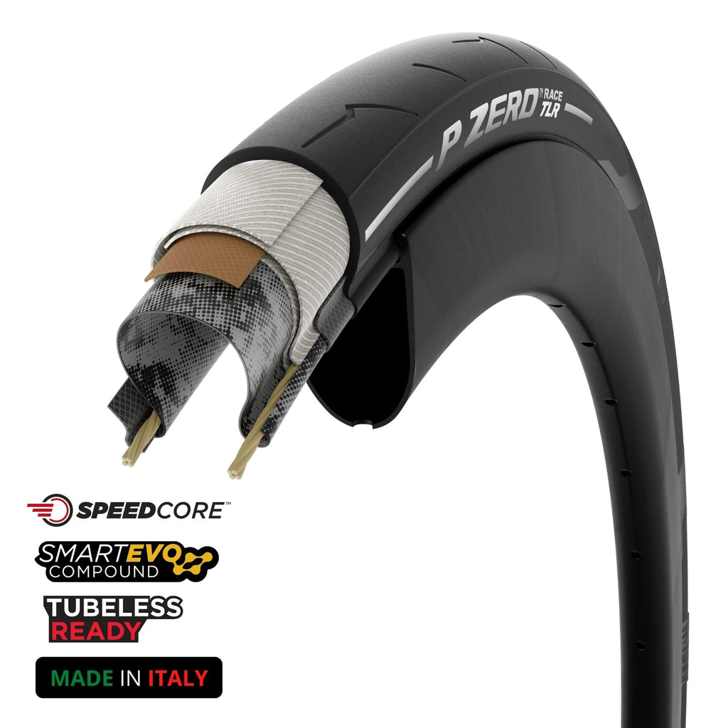 Pirelli PZero Race Speedcore Tubeless Tyre — 700 x 28 (28-622) / Black