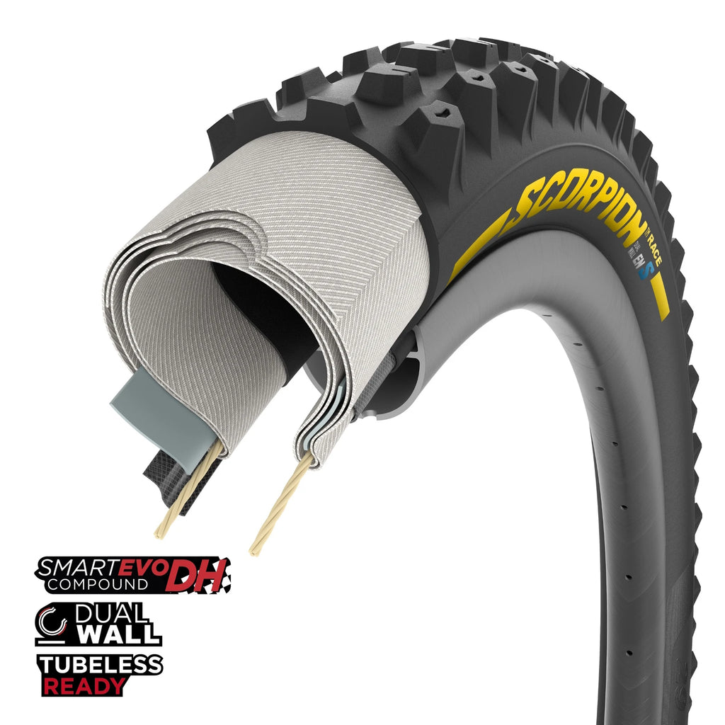 Pirelli Scorpion Race Enduro S Tubeless Tyre — 29 x 2.50" (63-622) / Black Wall