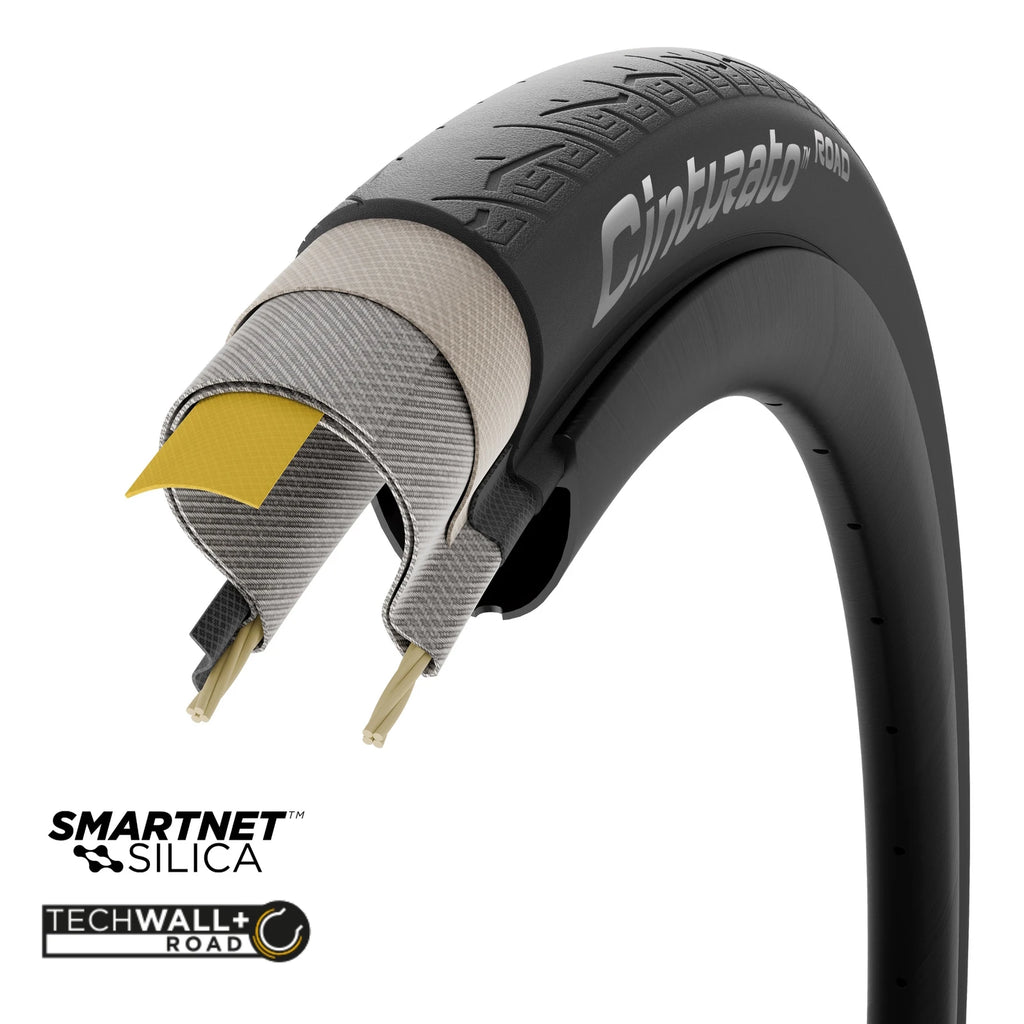 Pirelli Cinturato Road Folding Tyre — 700 x 26c (26-622) / Black Wall