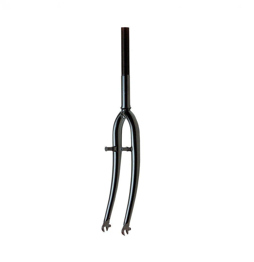 Rigid MTB Fork — For 26" Wheel / 1" Threaded / Canti/V-Brake / Cr-mo / Black