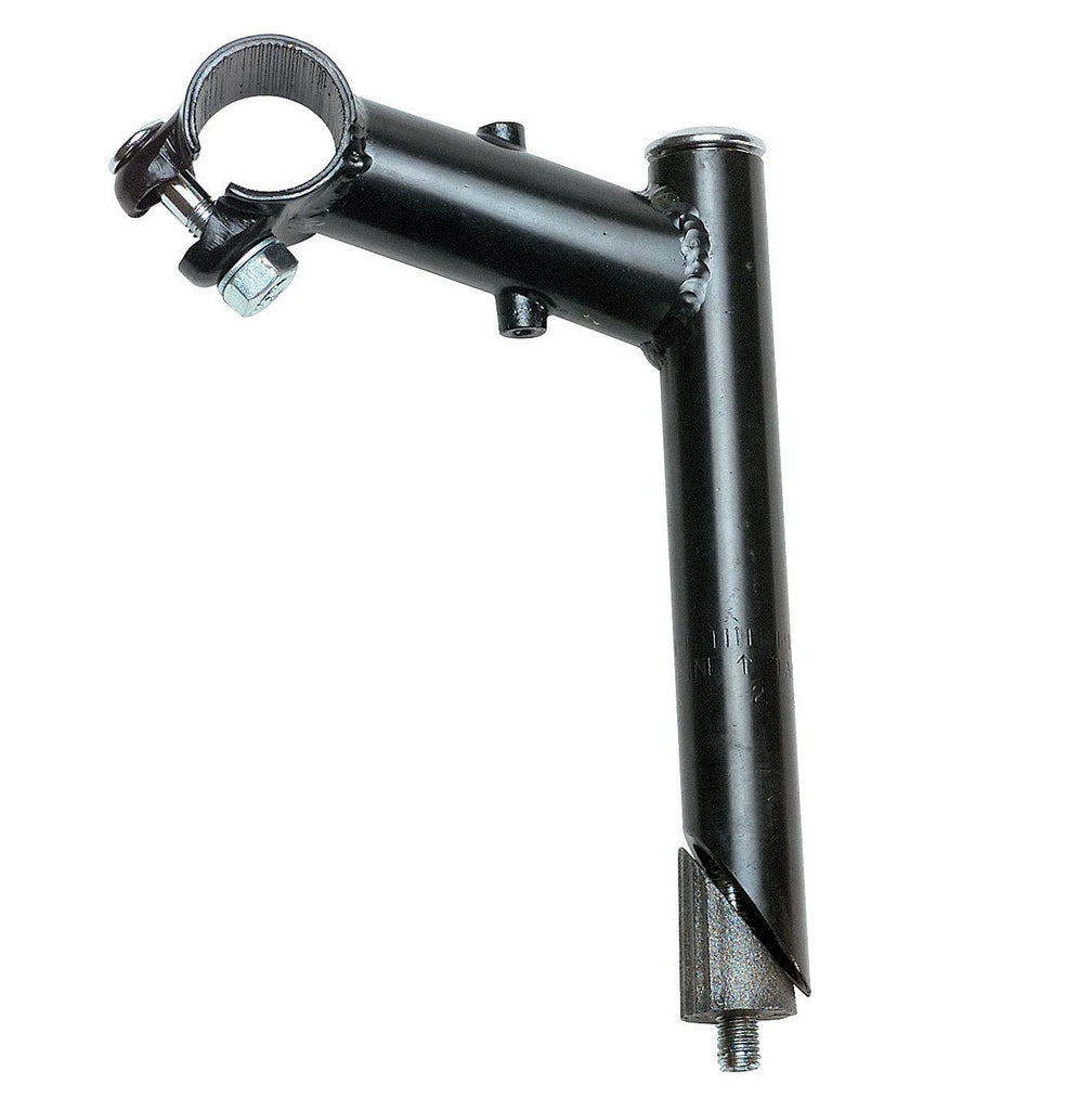 Quill Stem — 21.1mm Quill (For 1" BMX Headset) / 22.2mm Bar / 80mm Reach / With Canti Hole / Black