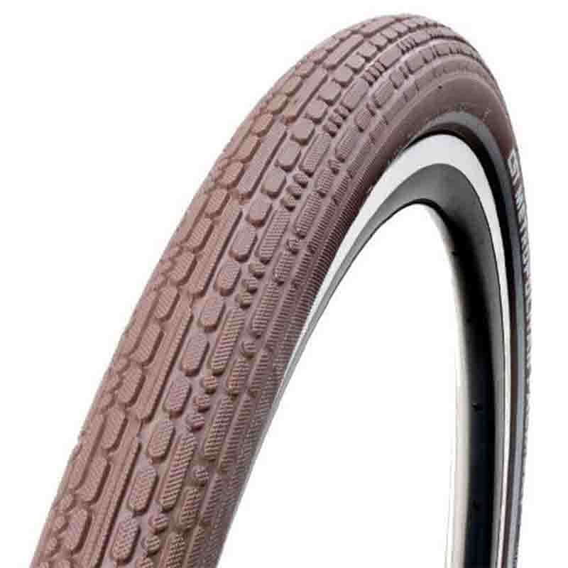 CST Metro Palm Bay Wire Bead Tyre — 700 x 40 (40-622) — Dark Brown, Reflective