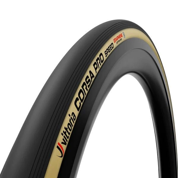 Vittoria Corsa Pro Speed Tubeless Tyre — 700 x 26c (26-622) / TLR G2.0 / Tan Wall