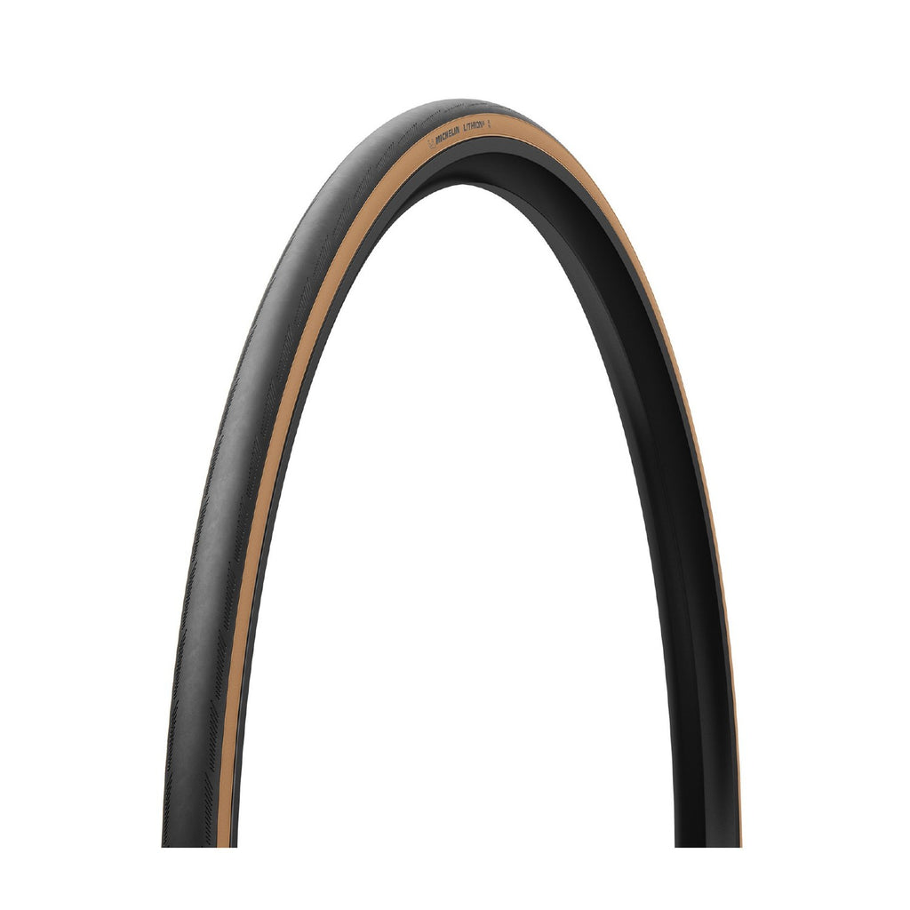 Michelin Lithion 4 Performance Folding Tyre — 700 x 32c (32-622) / Tan Wall