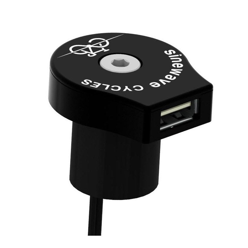 Sinewave Cycles Reactor USB Charger — Black