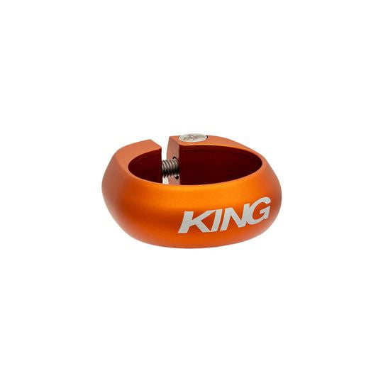 Chris King Seatpost Clamp — 30.0mm / Alloy / Bolt Up / Mango