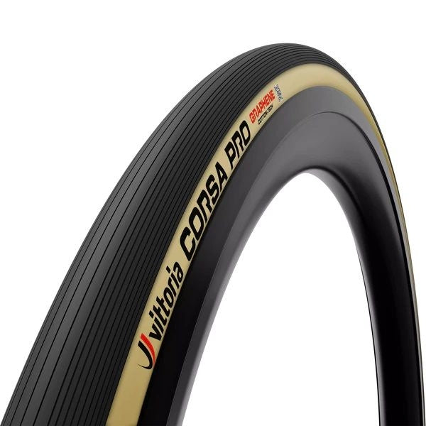 Vittoria Corsa Pro Tubular Tyre — 700 x 30c (30-622) / G2.0 / Tan Wall