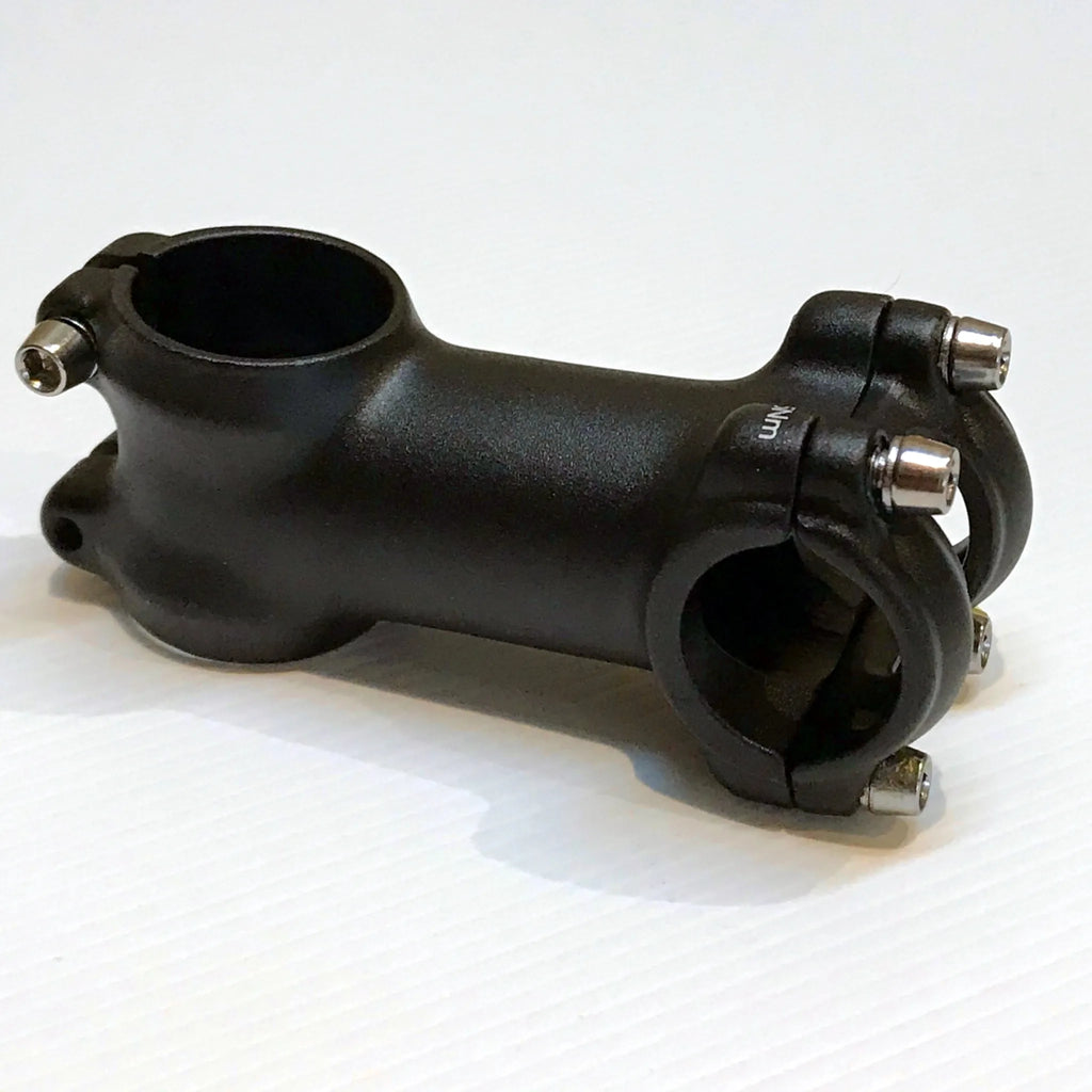 Threadless Stem — 1 1/8" (28.6mm) Steerer / 70mm x 7° / 25.4mm Bar / Alloy / Black