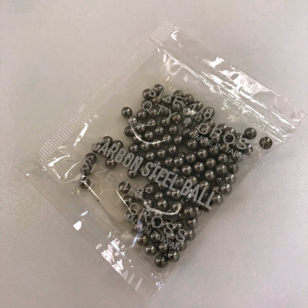 Ball Bearings — 1/8" (3.17mm) / Steel [144pc]