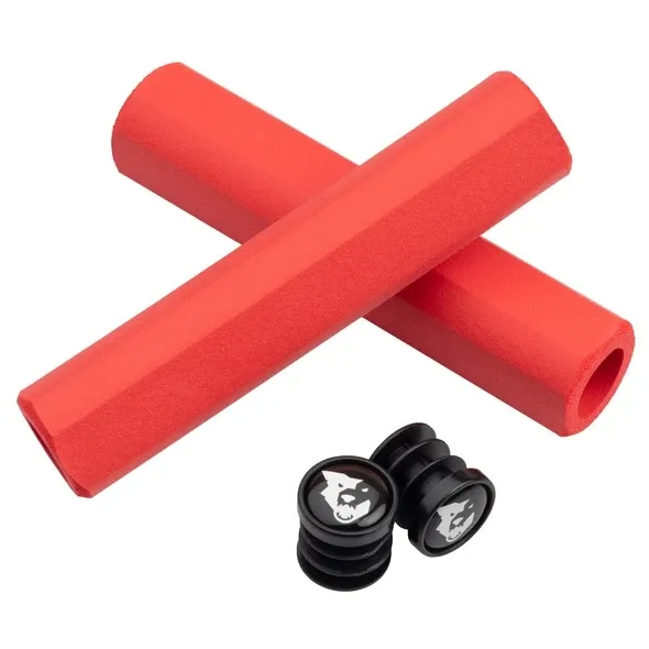 Wolf Tooth Karv Cam Slide-On Grips — Open End / Red