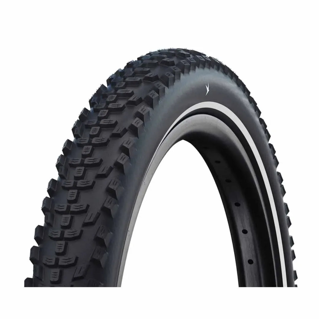 Schwalbe Smart Sam Cargo Wire Bead Tyre  — 24 x 2.35" (60-507) / ADDIX E Super Defense / Reflective / Black Wall