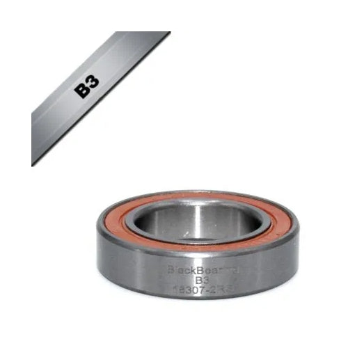 BlackBearing B3 18307-2RS Sealed Bearing — 18 x 30 x 7mm [1pc]