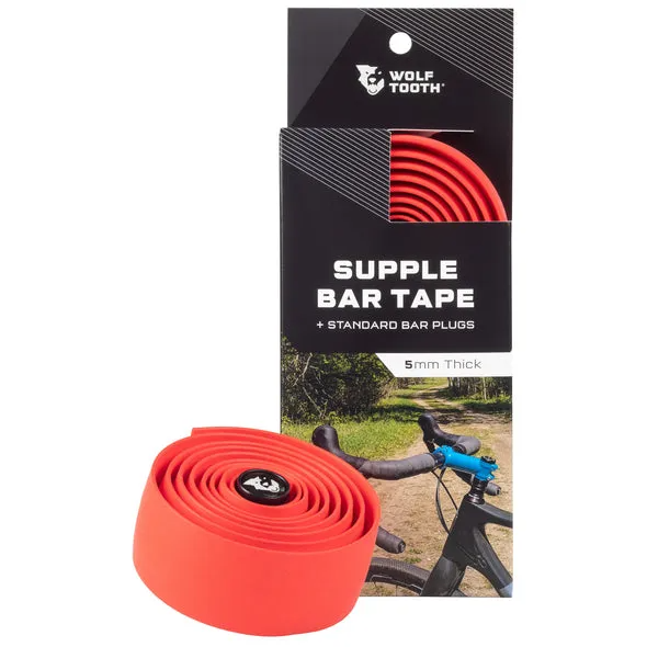 Wolf Tooth Supple Bar Tape — Red