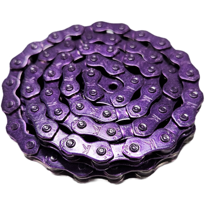 KMC K1 (Singlespeed Chain) — 1/8" x 112 Links / Purple
