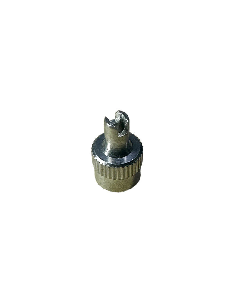 Schrader Valve Cap — With Integrated Valve Core Tool / Silver [1pc]