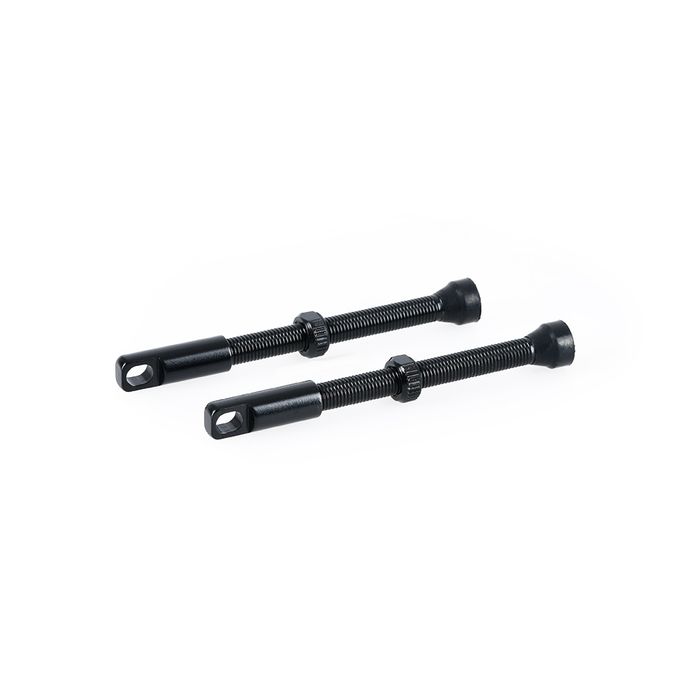 Oxford Tubeless Presta Valve — 60mm / Alloy / Black [2pc]