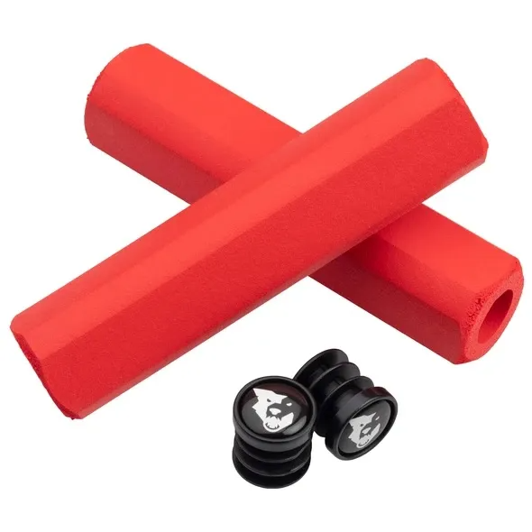 Wolf Tooth Fat Paw Cam Slide-On Grips — Open End / Red