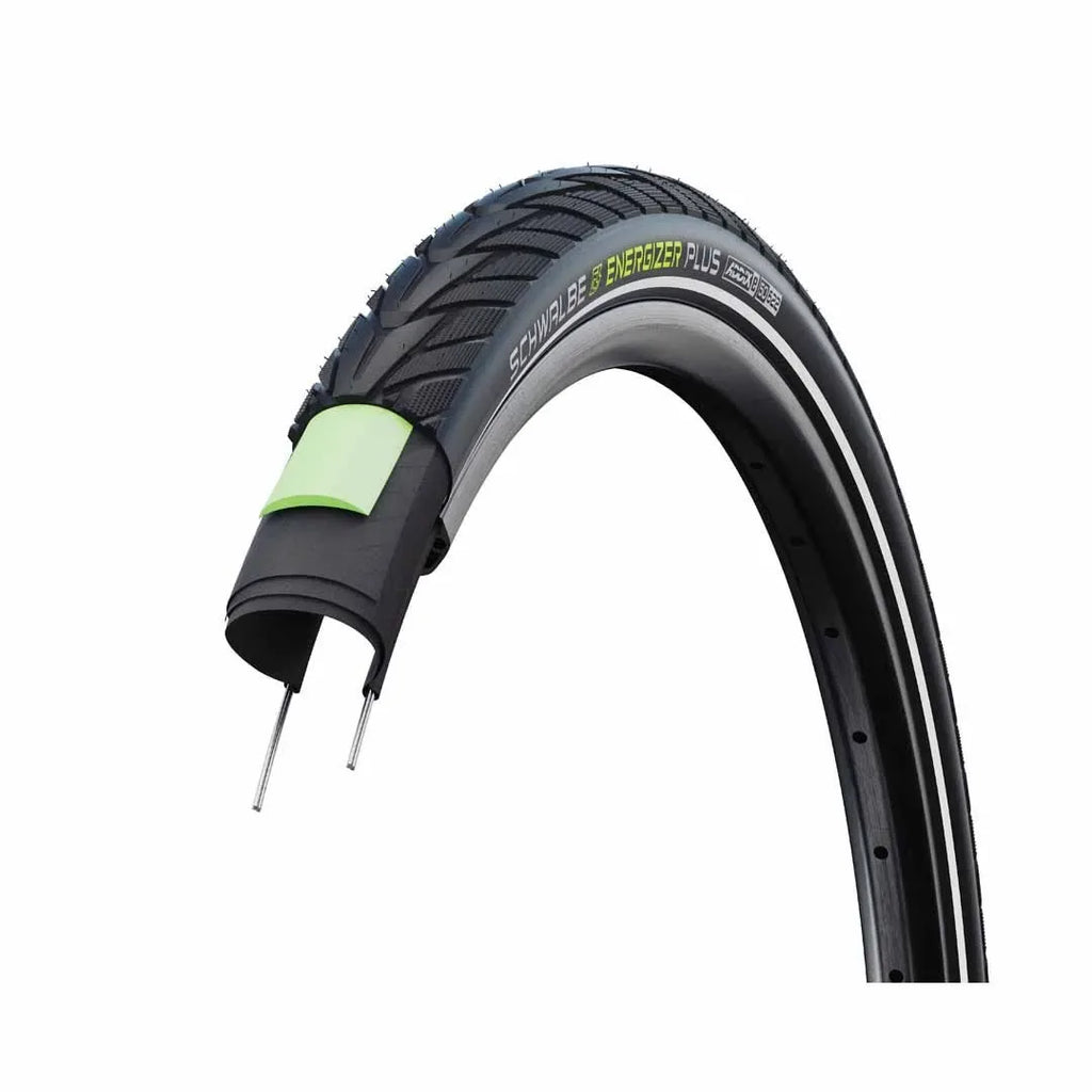 Schwalbe Energizer Plus Wire Bead Tyre — 29 x 2.15" (55-622) / ADDIX E GreenGuard / Reflective / Black Wall