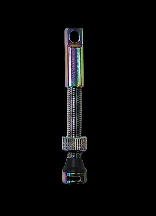 Generic Tubeless Presta Valve — 44mm / Alloy / Oil Slick [1pc]