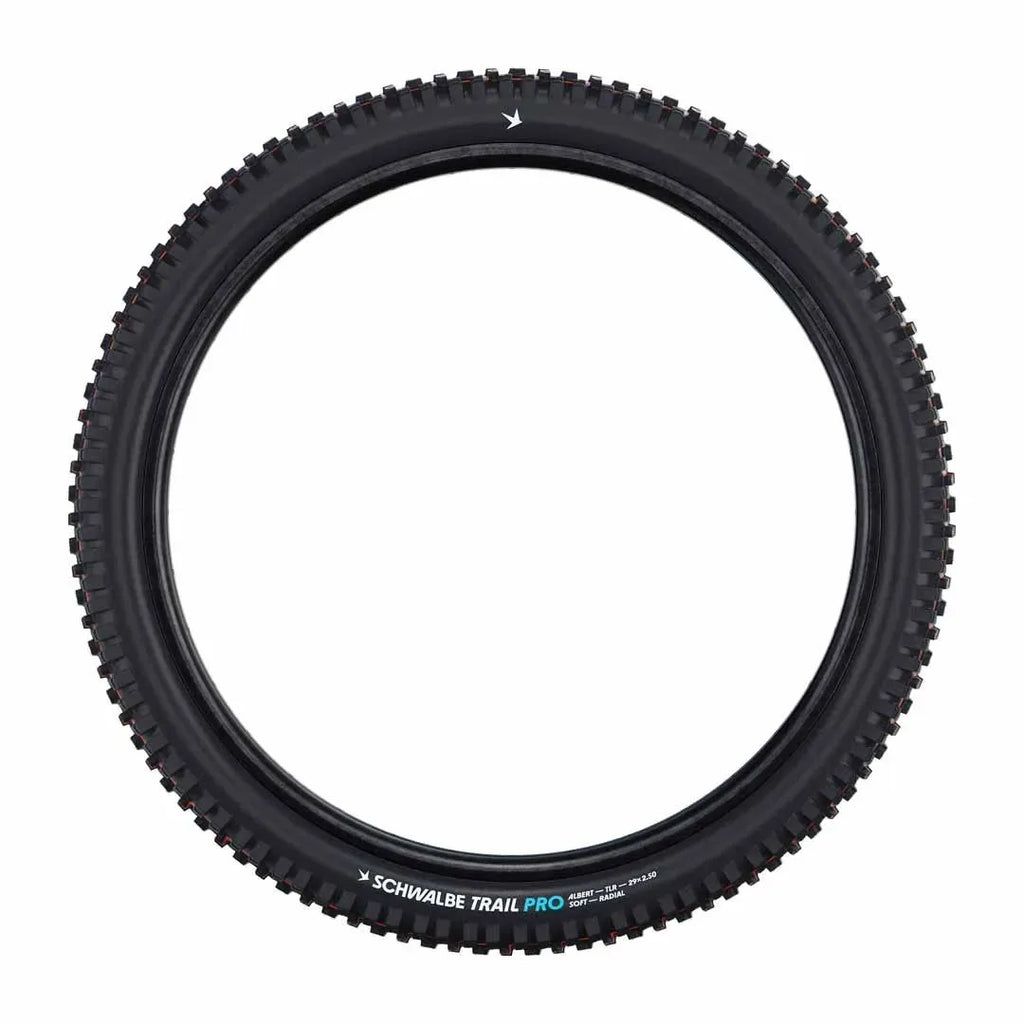 Schwalbe TRAIL PRO Albert Radial Tubeless Tyre  — 29 x 2.50" (63-622) / TRAIL PRO SOFT / Black Wall