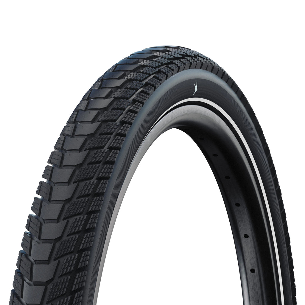 Schwalbe Motion Pick-Up Wire Bead Tyre  — 26 x 2.15" (55-559) / Super Defense / E-50 / Reflective / Black Wall