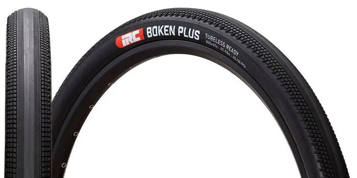 IRC Boken Plus Tubeless Tyre  — 700 x 42c (42-622) / Black Wall