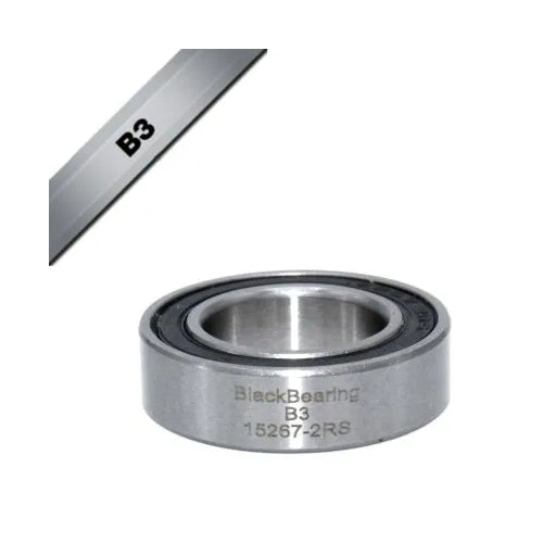 BlackBearing B3 15267-2RS Bearing — 15 x 26 x 7mm [1pc]