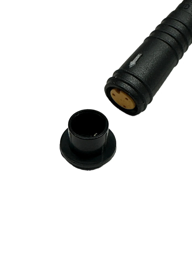Bafang Julet Blank Plug Cover — For Female Plug / Black